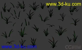 3D打印模型Q版影视动画  小草  各种合拼的图片