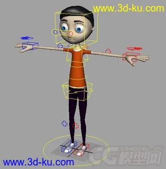3D打印模型绑定的人物的图片