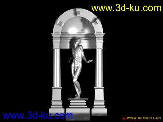 3D打印模型TempleOfLove外国雕像男max9的图片