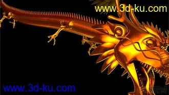 3D打印模型C4D霸气侧漏的飞龙的图片
