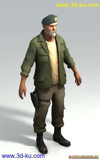 《生存之旅》(Left 4 Dead ）bill模型的图片