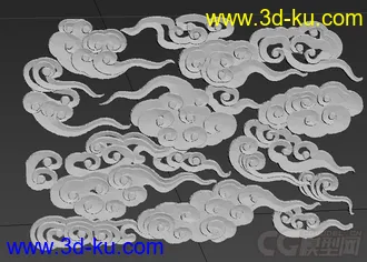 3D打印模型祥云的图片
