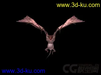 3D打印模型四翼蝙蝠邪恶霸主带贴图带蒙皮的图片