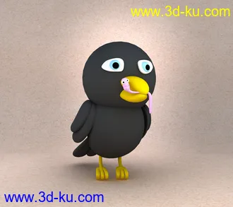 3D打印模型乌鸦的图片