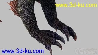 3D打印模型棘背龙（带绑定动画）的图片