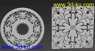 3D打印模型欧式雕花01的图片