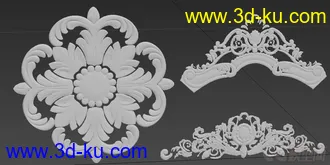 3D打印模型欧式雕花01的图片