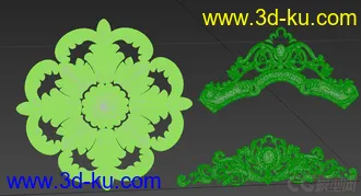 3D打印模型欧式雕花01的图片
