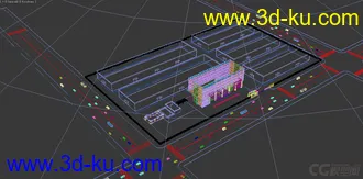 3D打印模型原创  厂房   厂区   工厂  鸟瞰的图片