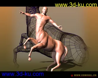 3D打印模型人马勇士的图片