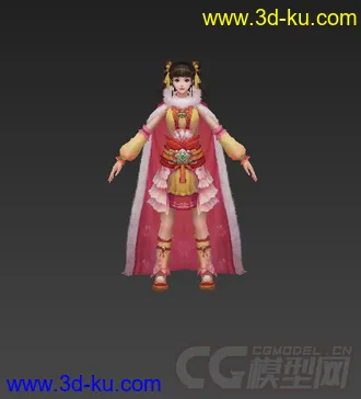 3D打印模型郭襄的图片