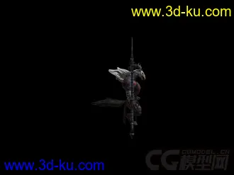 3D打印模型地狱使者勾魂马面带贴图带蒙皮的图片