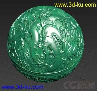 3D打印模型龙凤球的图片
