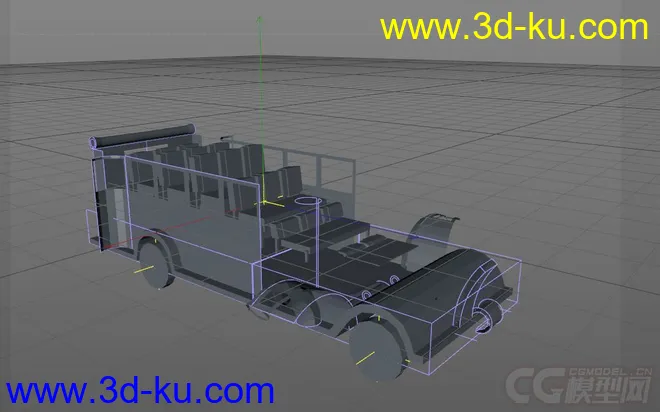 折纸动画汽车 折纸场景 folding paper bus 折纸动画参考模型的图片3