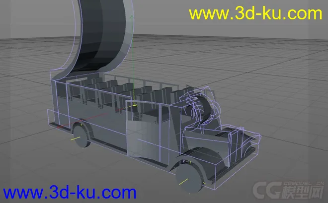 折纸动画汽车 折纸场景 folding paper bus 折纸动画参考模型的图片4