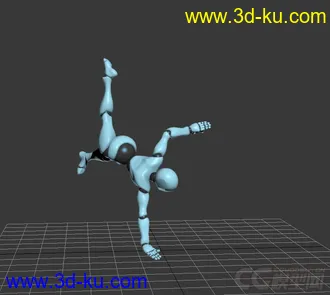 3D打印模型街舞动画  hip-pop的图片