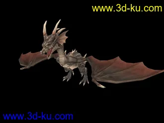 3D打印模型最终幻想的龙一条的图片