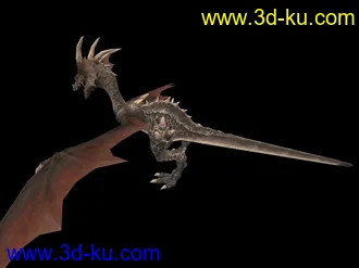 3D打印模型最终幻想的龙一条的图片
