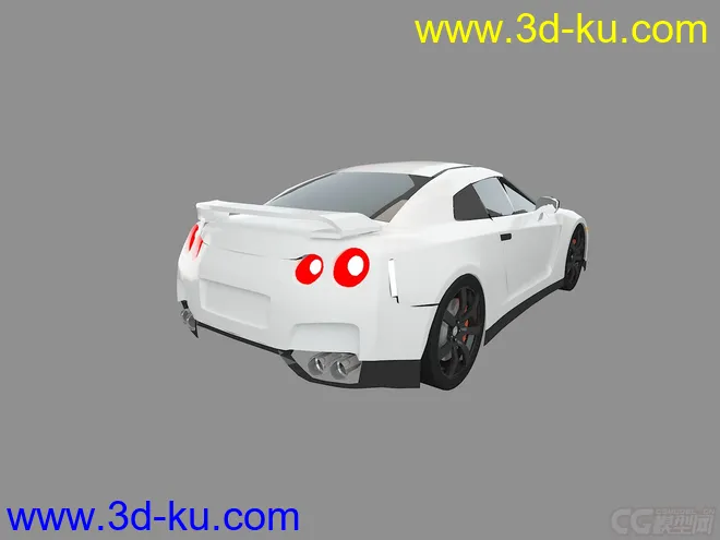 3Ds Max试做GTR-R35模型的图片1