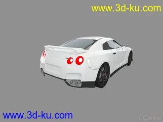 3D打印模型3Ds Max试做GTR-R35的图片