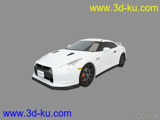 3D打印模型3Ds Max试做GTR-R35的图片