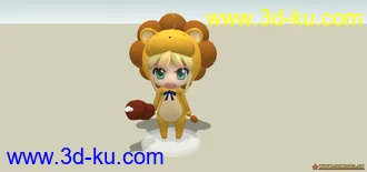 3D打印模型SD狮子傻霸的图片