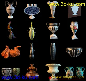 高精度装饰品模型合集-造型很好看（申精）的图片