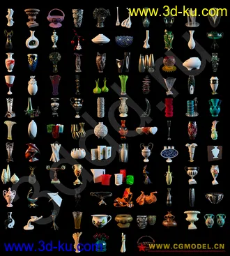 高精度装饰品模型合集-造型很好看（申精）的图片