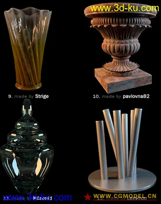 高精度装饰品模型合集-造型很好看（申精）的图片