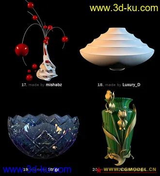 高精度装饰品模型合集-造型很好看（申精）的图片
