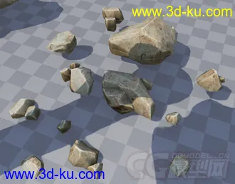 石头模型的图片