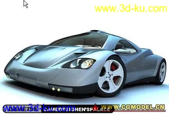 3D打印模型超级概念车Nimble3(高模)的图片