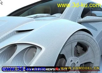 3D打印模型超级概念车Nimble3(高模)的图片