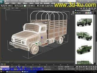 3D打印模型解放牌重型卡车的图片