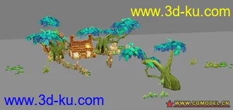 3D打印模型Q版场景 你知道的。的图片