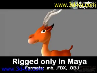 3D打印模型黑斑羚黑斑羚黑斑羚的图片