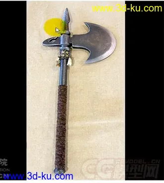 3D打印模型斧头的练习的图片