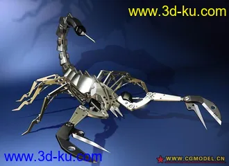 3D打印模型看到了一个机械电子毒蝎子的图片
