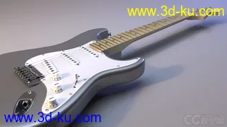 3D打印模型maya制作超精致芬达电吉他的图片