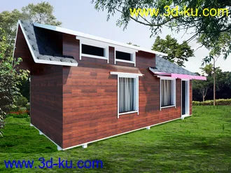3D打印模型苏州某度假村木屋的图片