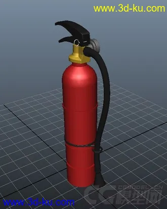 3D打印模型灭火器的图片