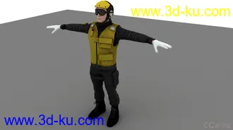 3D打印模型maya男人有材质有动画的图片