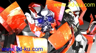 3D打印模型现代变形金刚（附赠现代车模）的图片