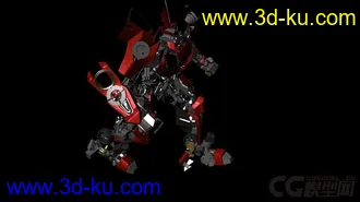 3D打印模型现代变形金刚（附赠现代车模）的图片