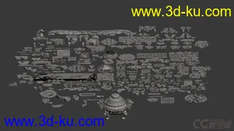 3D打印模型很实用的一组花纹合集的图片