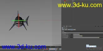鲨鱼 c4d模型 带绑定动画的图片