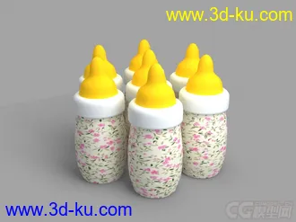 3D打印模型奶瓶的图片