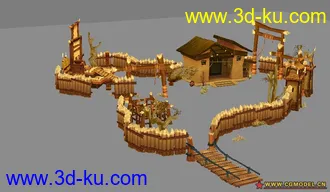 3D打印模型Q版场景3的图片