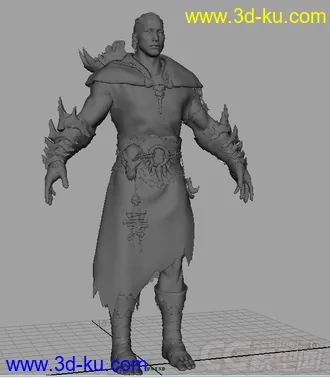 3D打印模型男战士的图片