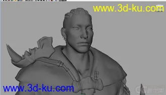 3D打印模型男战士的图片